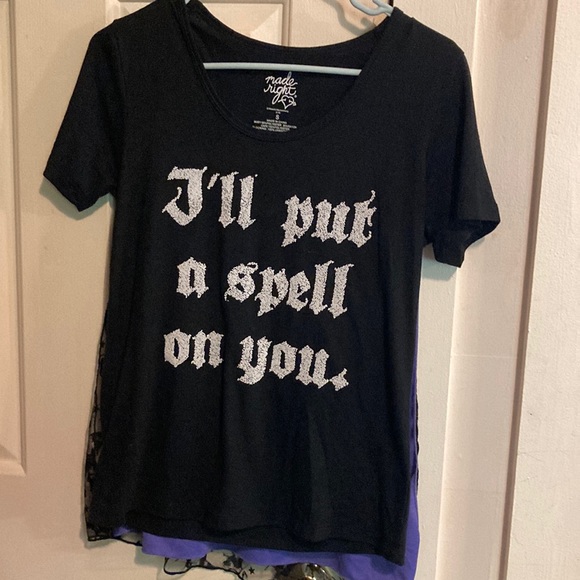Bio world merchandising caped spell top size S - Picture 1 of 9